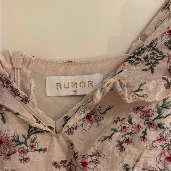 Floral Ruffle Mini Dress - Picture 2 of 4